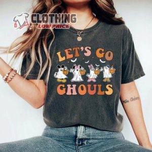 Let’S Go Ghouls Mouse And Friends Shirt, Disney Boo Pumpkin Batman Cute Halloween Shirt, Pumpkin Mickey Disney Spooky Shirt