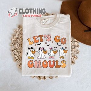 LetS Go Ghouls Mouse And Friends Shirt Disney Boo Pumpkin Batman Cute Halloween Shirt Pumpkin Mickey Disney Spooky Shirt 3