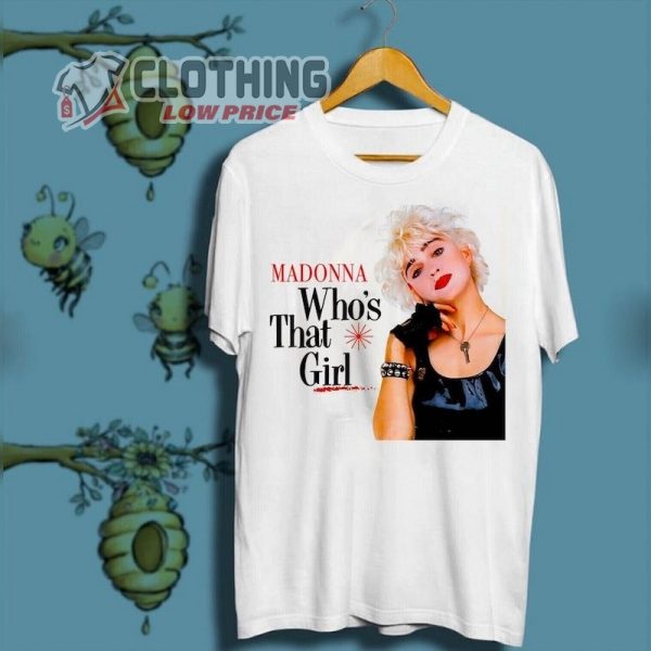 Madonna Album Covers Shirt, Madonna Who’s That Girl Cotton Unisex Shirt, Madonna 2023 Concert Merch