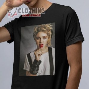 Madonna Candy T- Shirt, Lucky Star Madonna Lyrics T- Shirt, Madonna Merch