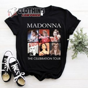 Madonna The Celebration Tour 2023 Shirt, Madonna Shirts, The Celebration Tour Tees, Madonna Queen Of Pop Tee, Madonna Merch