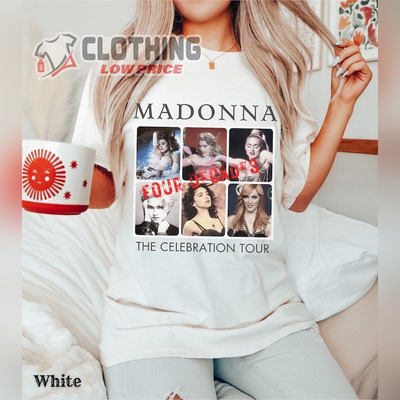 Madonna The Celebration Tour 2023 Shirt, Madonna Tour Merch Hoodie