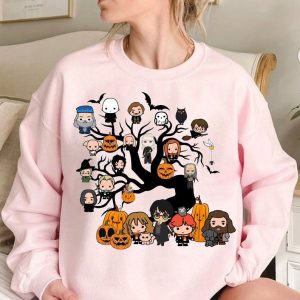 Magic Harry Characters Fall Sweatshirt Vacation Pumpkin Magic Inspired Tee3