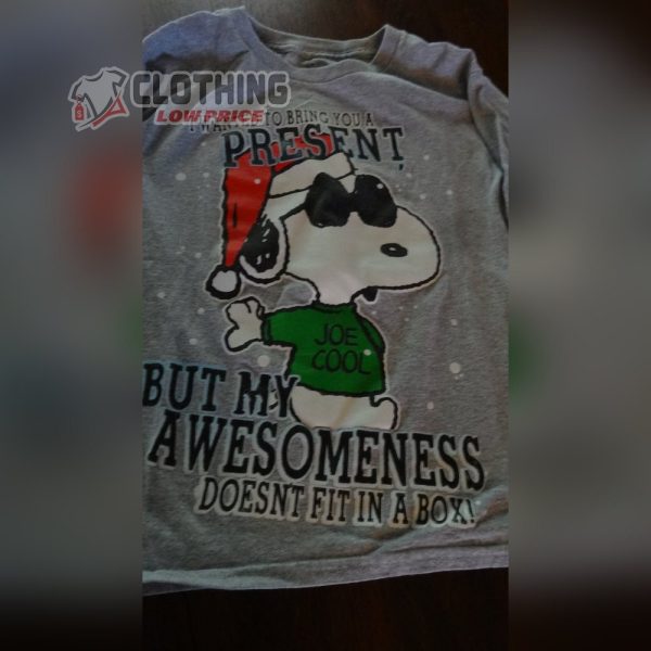 Merry Christmas Snoopy Bring You A Present Shirt Peanuts Snoopy T Shirt 1