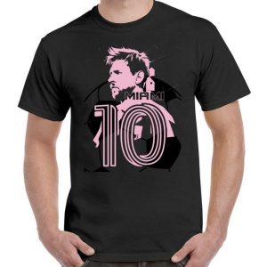 Messi Fan Art T Shirt Messi Miami
