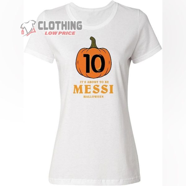 Miami Halloween Pumpkin Shirt, Its About to Be Messi T-Shirt, Halloween Pumpkin Tee, Inter Miami Messi Halloween, Halloween Gift For Woman