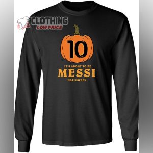 Miami Soccer Halloween Pumpkin Shirt Its About to Be Messi T Shirt Halloween Pumpkin 1