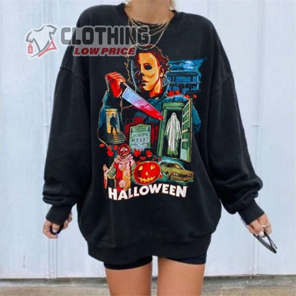Michael Myers Halloween Horror Nights T Shirt Michael Myers Sweatshirt Halloween 2023 Michael Myers Shirt Halloween 2023 Trends Merch