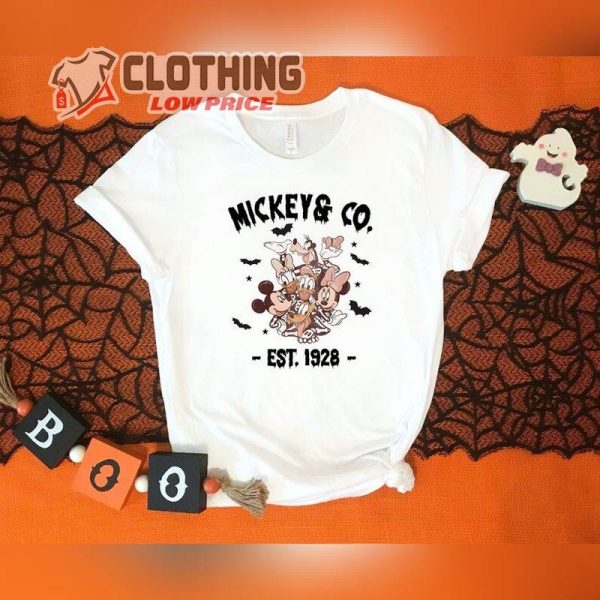 Mickey & Co Est 1928 Shirt, Disney Funny Disneyland Vacation Halloween Shirt, Funny Halloween Shirt