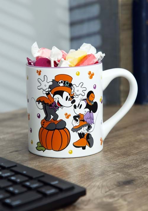 Mickey and Minnie Mouse Lets Party Disney Halloween Mug halloweencostumes