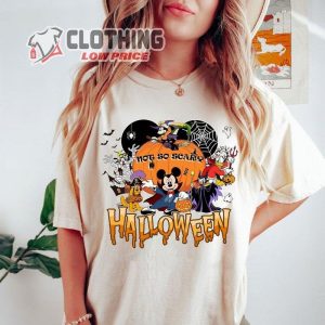 Mickey’S Not So Scary Halloween Party 2023 Shirts, Halloween Mickey & Friends Shirt, Disney Halloween Skeleton Shirt