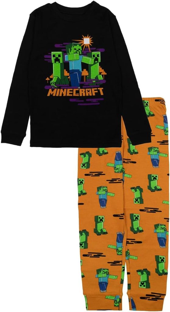 Minecraft 2 Piece Snug fit Pajama Set amazon