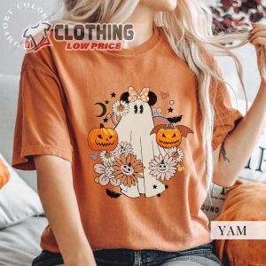 Minnie Ghost Spooky Season Shirt, Minnie Boo Pumpkin Minnie Halloween Shirt, Disney Spooky Halloween Shirt
