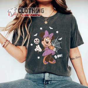 Minnie Spooky Season Shirt, Minnie Mouse Halloween Shirt, Minnie Pumpkin Disney Spooky Shirt