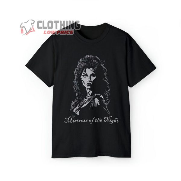 Mistress Of The Night Halloween T-Shirt, Womans Halloween Shirt, Halloween Tee For Girl, Happy Halloween, Halloween Gift