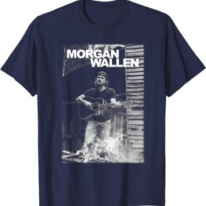 Morgan Wallen Guitar Photo T Shirt 2 1
