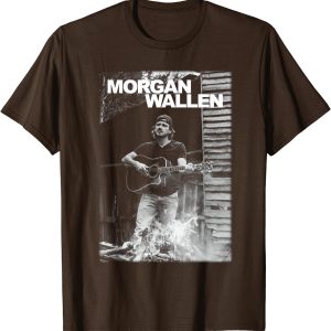 Morgan Wallen Guitar Photo T Shirt 3 1
