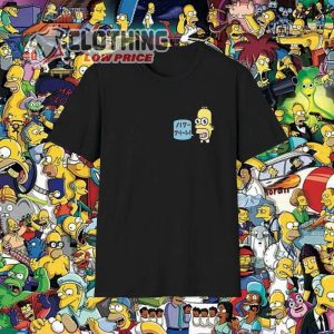 Mr Sparkle Japanese T-Shirt Homer Simpson Graphic Tee Simpsons Funny Cartoon Shirt