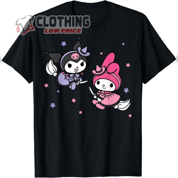 My Melody Kuromi Little Witches Halloween T-Shirt