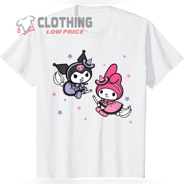 My Melody Kuromi Little Witches Halloween T-Shirt