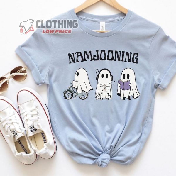 Namjooning Halloween Ghost Shirt, Halloween Bts Shirt, Cute Ghost Shirt, Rm Tshirt, Halloween Gift For Army, Army Halloween Merch,  Funny Halloween Shirt