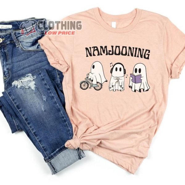 Namjooning Halloween Ghost Shirt, Halloween Bts Shirt, Cute Ghost Shirt, Rm Tshirt, Halloween Gift For Army, Army Halloween Merch,  Funny Halloween Shirt