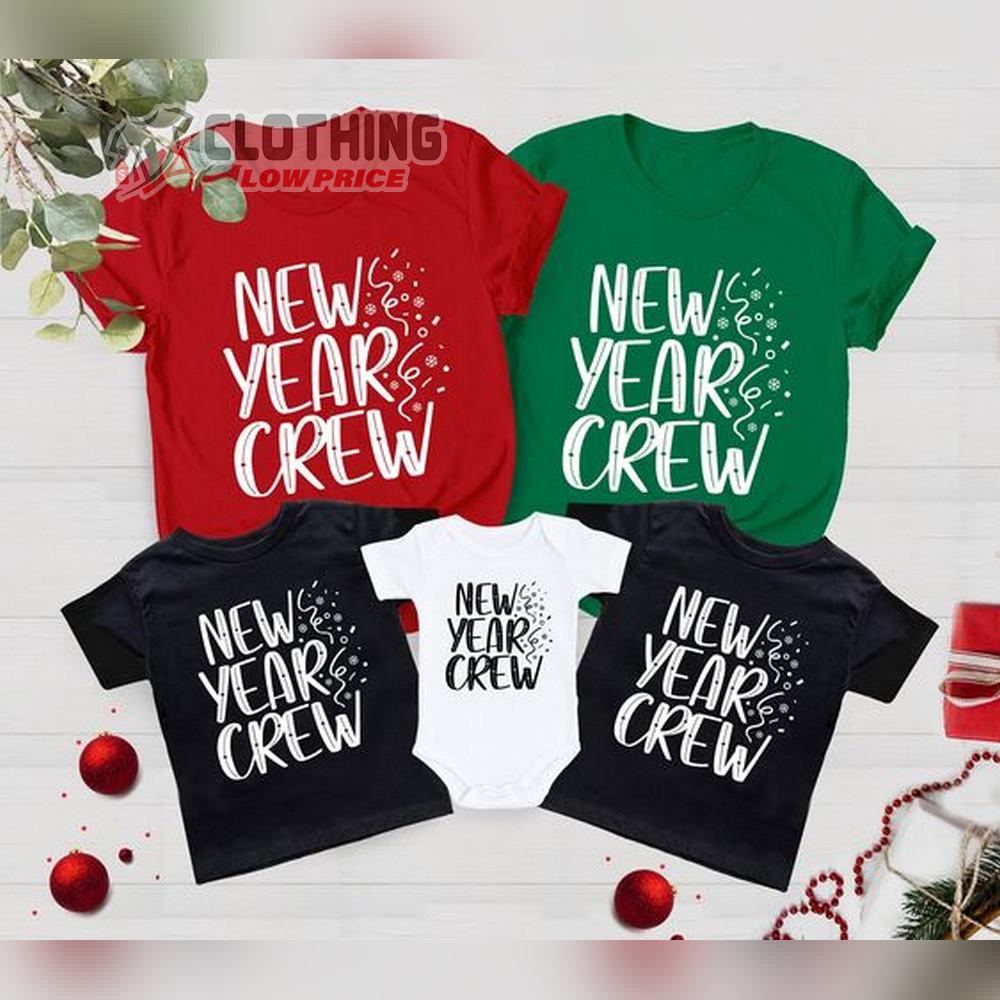 New Year Crew Sweatshirt Happy New Year 2024 Shirt Family New Year   New Year Crew Sweatshirt Happy New Year 2024 Shirt Family New Year Party Shirt 2024 T Shirt Design For Family 