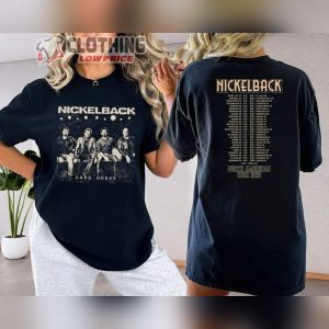 Nickelback With Brantley Gilbert Tour 2023 World Tour Unisex T Shirt Vintage Get Rollin Tour 2023 Shirt Nickelback 2023 US Concert Merch1