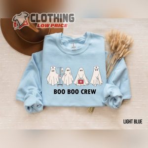 Nurse Halloween Sweatshirt Cute Ghost Nurse Shirt Spooky Nurse Shirt3 2