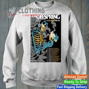 Offspring New Album T Shirt The Offspring With Sum 41 And Simple Plan Tour The Us Aug 1 To Sep 3 2023 Poster Shirt Offspring 2023 Setlist Hoodie 3