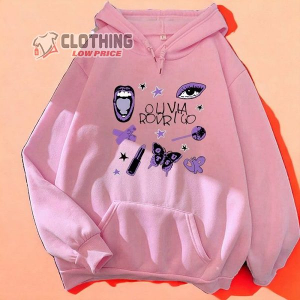 Olivia Rodrigo Guts Art Print Jumper Hoodie For Women, Guts Tour Trendy Olivia Rodrigo Merch, New Album Guts Fall Sweatshirt