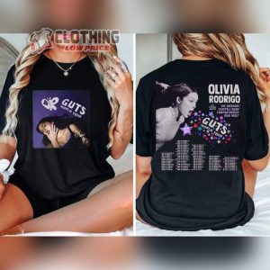 Olivia Rodrigo Guts Full Tour Dates 2024 Shirt, Olivia Rodrigo 2024 Tour Presale Code Shirt, Good 4U Shirt, Olivia Merch, Vintage Olivia Rodrigo Sweatshirt