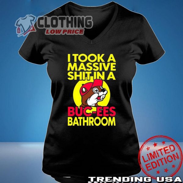 Original I Took A Massive Shit In A Buc- Ees Bathroom Shirt, Buc- Ees Halloween 2023 Shirt, Buc Ee’s Boo Crew Halloween Merch Hoodie