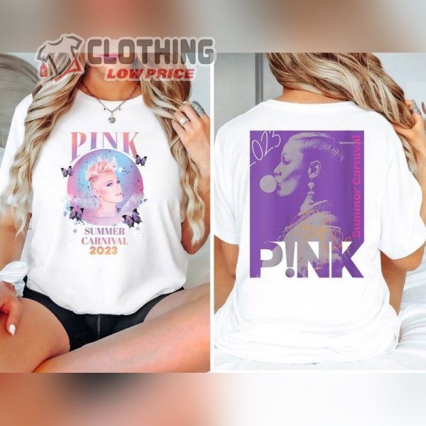 P!nk Summer Carnival 2023 Shirt, Trustfall Album Tee, Pink Summer Carnival Tour 2023 Shirt, Pink Concert Tickets Merch