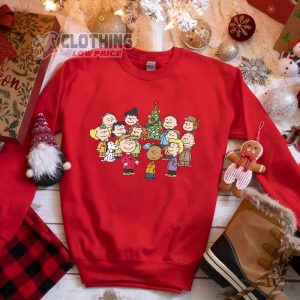 Peanuts Snoopy Christmas House, Charlie Brown Snoopy Christmas Tree Decorations Shirt, Peanuts Snoopy Merry Christmas Long Sleeve 2