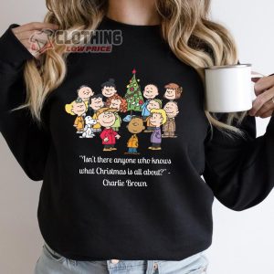 Peanuts Snoopy Christmas House Charlie Brown Snoopy Christmas Tree Decorations Shirt Peanuts Snoopy Merry Christmas Long Sleeve 2