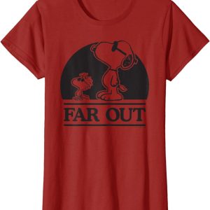 Peanuts Woodstock 50th Anniversary Far Out Snoopy Halloween T-Shirt