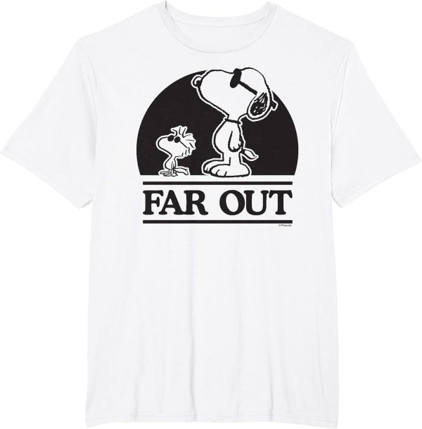 Peanuts Woodstock 50th Anniversary Far Out Snoopy Halloween T-Shirt