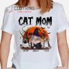 Personalized Cat Mom Halloween T- Shirt, Custom Shirt For Cat Lovers, Cat Lover Shirt, Halloween Decor Trends 2023 Shirt, Halloween Cat Shirt, Halloween Shirt