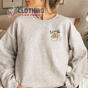 Personalized Halloween Pumpkin Embroidered Crewneck Sweatshirt, Halloween Embroidered Crewneck