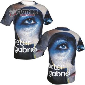 Peter Gabriel 3 D Graphic T Shirt Pet3