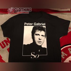 Peter Gabriel So T Shirt Peter Gabriel