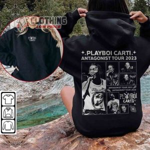 Playboi Carti Rap Shirt, Antagonist Tour 2023 Sweatshirt, Vintage Rapper Tee Shirt,  Playboi Carti Fan Gift