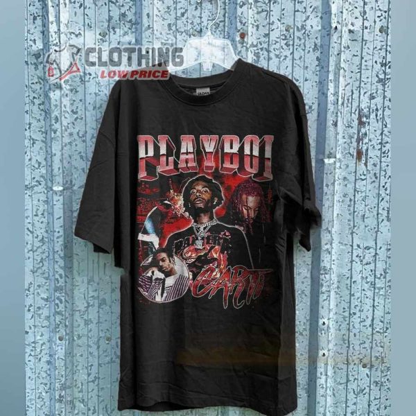 Playboi Carti Vintage T-Shirt, Playboi Carti Rap Tee Shirt, Playboi Carti Rapper Unisex Shirt, Playboi Carti Retro Fan Gift