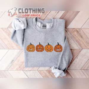 Pumpkin Crewneck Spooky Season Halloween Sweatshirt