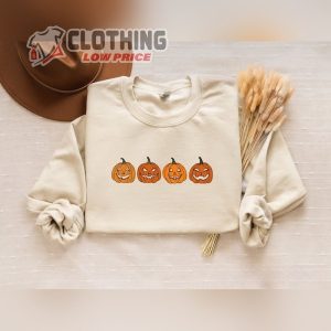 Pumpkin Crewneck Spooky Season Halloween Sweatshirt3