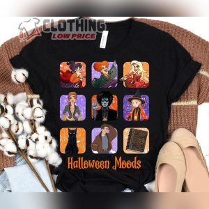 Retro Halloween Moods Shirt, Hocus Pocus Disney Halloween Movie Shirt, Mickey’s Not So Scary Halloween Party Matching Shirts, Halloween Decor Trends 2023 Merch