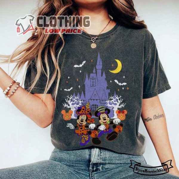 Retro Mickey and Friends Halloween Shirts, Mickey Minnie Halloween, Mickey’S Not-So-Scary Halloween Party,  Disney Pumpkin Halloween Shirt