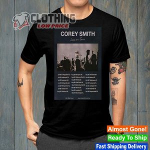 Riley Green Concert 2023 T- Shirt, Corey Smith With Riley Green Live On Tour 2023 Poster Shirt, Riley Green Tickets Merch