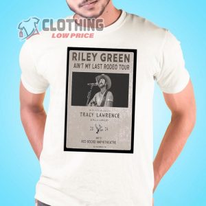 Riley Green Tour 2024 T- Shirt, Riley Green Tickets Merch, Awesome Riley Green May 21st 2024 Red Rocks T- Shirt